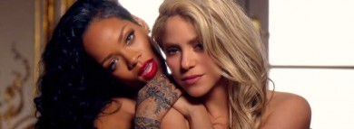 Rihanna y Shakira, en una escena de ‘Can't Remeber That Forget You’
