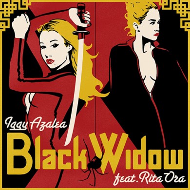 Carátula - Iggy Azalea feat. rita Ora - Black Widow