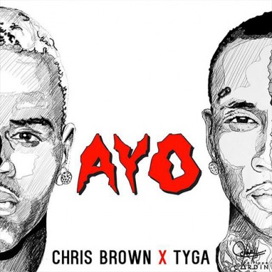 Carátula - Chris Brown & Tiga - Ayo