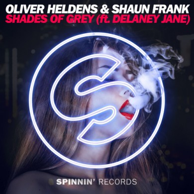 Carátula - Oliver Heldens & Shalin Frank feat. Delaney Jane - Shades Of Grey
