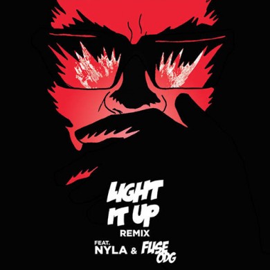 Carátula - Major Lazer feat. Nyla & Fuse ODG - Light It Up