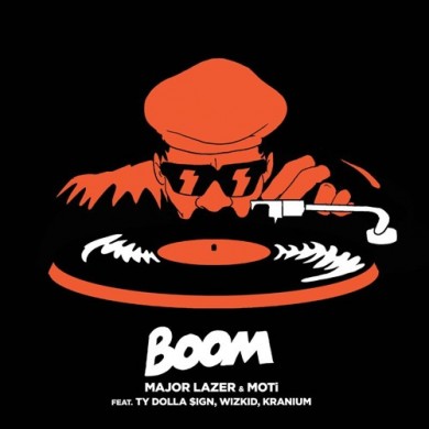 Carátula - Major Lazer feat. Moti - Boom