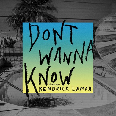 Carátula - Maroon5 feat. Kendrick Lamar - Don't Wanna Know