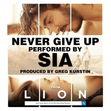 Carátula - Sia - Never Give Up