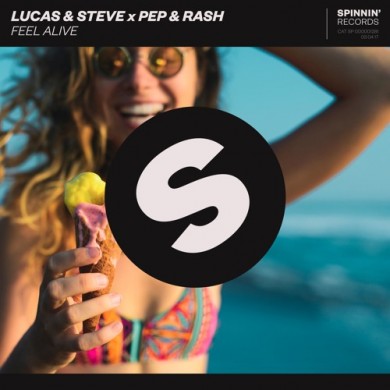 Carátula - Lucas & Steve feat. Pep & Rash - Feel Alive