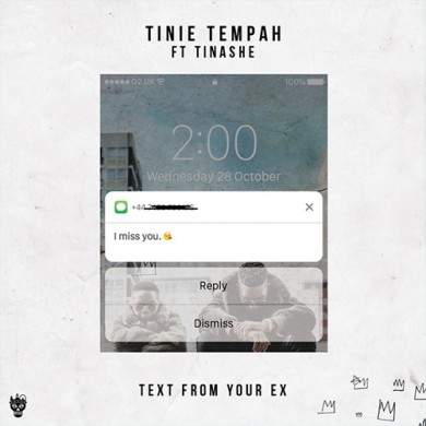 Carátula - Tinie Tempah feat. Tinashe - Text from Your Ex