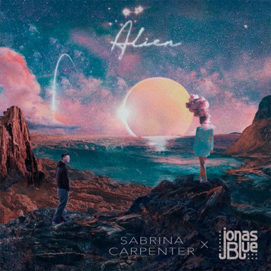 Carátula - Jonas Blue feat. Sabrina Carpenter - Alien