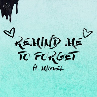 Carátula - Kygo - Remind Me To Forget