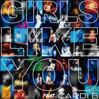 Carátula - Maroon5 feat. Cardi B - Girls Like You