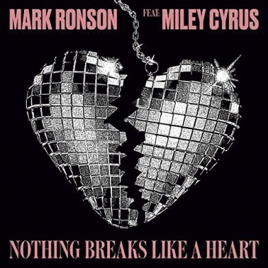 Carátula - Mark Ronson feat. Miley Cyrus - Nothing Breaks Like A Heart