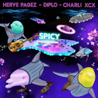 Carátula - Herve Pagez & Diplo feat. Charli XCX - Spicy