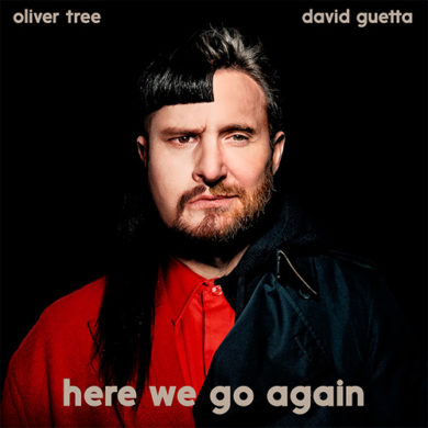 Carátula - Oliver Tree & David Guetta - Here We Go Again