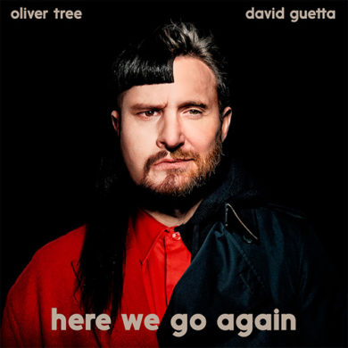 Carátula - Oliver Tree & David Guetta - Here We Go Again