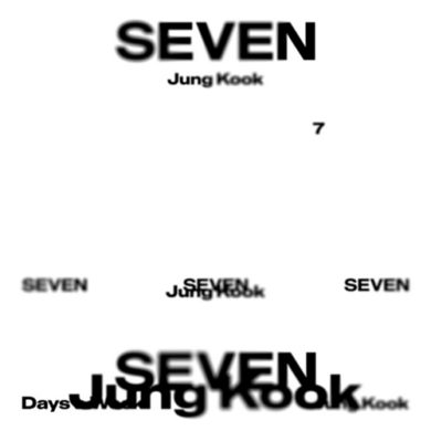 Carátula - Jung Kook & Latto - Seven