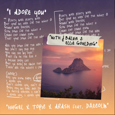 Carátula - Hugel, Topic & Arash feat. Dae - I Adore You